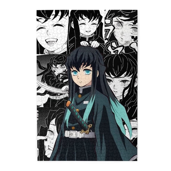 1000pcs Demon Slayer Jigsaw Puzzles Cartoon Anime Picture Puzzle Birthday Present Game For Teen And Adults