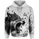 thumbnail image 2 of Sudadera con capucha de moda de otoño para hombre, sudadera con capucha para hombre, estampado de lobo feroz y fresco, ropa Y2k, serie de animales, ropa, sudaderas para hombre, 2 of 5