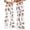 White0, variant on Tnhcen Women's Football Print High Waisted Flare Leggings, Butt Lifting Yoga Pants with Sports Design, Soft Milk Touch Fleece Workout Running Pants for Women S-2XL