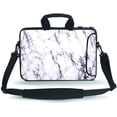 thumbnail image 1 of Hyutota 11 11.6 12 12.5 13 Pulgadas Estuche Para Computadora Portátil/Chromebook/Ultrabook/Notebook Pc Messenger Bag Tablet Estuche De Viaje Funda Con Asa De Neopreno Con Correa Para El Hombro (Mármol, 1 of 1