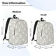 thumbnail image 2 of Easygdp Rabbit And Heart Mochila de Lona Resistente para Laptop, Compatible con Laptops de 15 a 17 pulgadas, Ideal para Escuela, Trabajo y Viajes-Small, 2 of 5