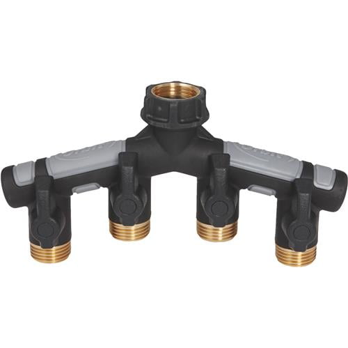 Orbit Pro Flo Hose Shutoff Manifold 4-WAY MANIFLD &SHUT-OFFS, Each