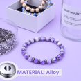 thumbnail image 3 of Loose Beads, 200pcs Alloy 6mm Double Flat Round Disc Rondelle Spacer Beads Charm Craft Supplies for Bracelet Necklace Jewelry Making Handmade Earring, Gun Black, 3 of 7