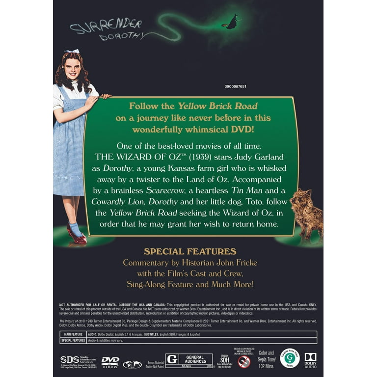 Warner Home Video: The Wizard of Oz 75th Anniversary Edition