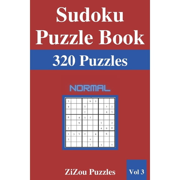 Sudoku Puzzle Book: 320 Normal Sudoku Puzzles with Solutions - VOL3 - (Paperback)