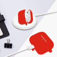 thumbnail image 5 of Estuche para AirPods Pro Cypher.V Rojo con Llavero Pompon Esponjoso, 5 of 5