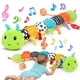 thumbnail image 1 of Baby Sensory Toy 0-6 Month Music Animal Stuffed Plush Caterpillar Toy for Infant 0-3-6 Month Tummy Time with Baby Mirror Crinkle Rattle for 6-12 Month Texture Toy for Newborn Boys Girls Birthday Gifts, 1 of 5