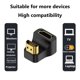 thumbnail image 4 of Jixopn - Adaptador de cable miniconvertidor HDMI macho a hembra UHD2.1, 8K, 60 Hz, 4K, 120 Hz, 48 Gbps, con luz indicadora, pantalla idéntica/expansión, modo dual para computadoras y TV, 4 of 8