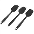 thumbnail image 3 of 3 Pcs Silicone Spatula Black High Temperature -Free, 3 of 6