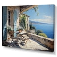 thumbnail image 2 of Designart "Retreat in Cannes French Riviera Serenity III" Nautical & Beach Canvas Art Print, 2 of 5