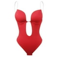 thumbnail image 3 of Clearance Sale 2025 Shapers Shapewear For Women Plus Size Backless Built In Bra Body Shaper Seamless With Open Crotch, 3 of 5