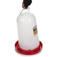 thumbnail image 5 of Little Giant 3 Gallon Poultry Drinker 2-Pack Gravity Fed Chicken Waterer Red Base, 5 of 7