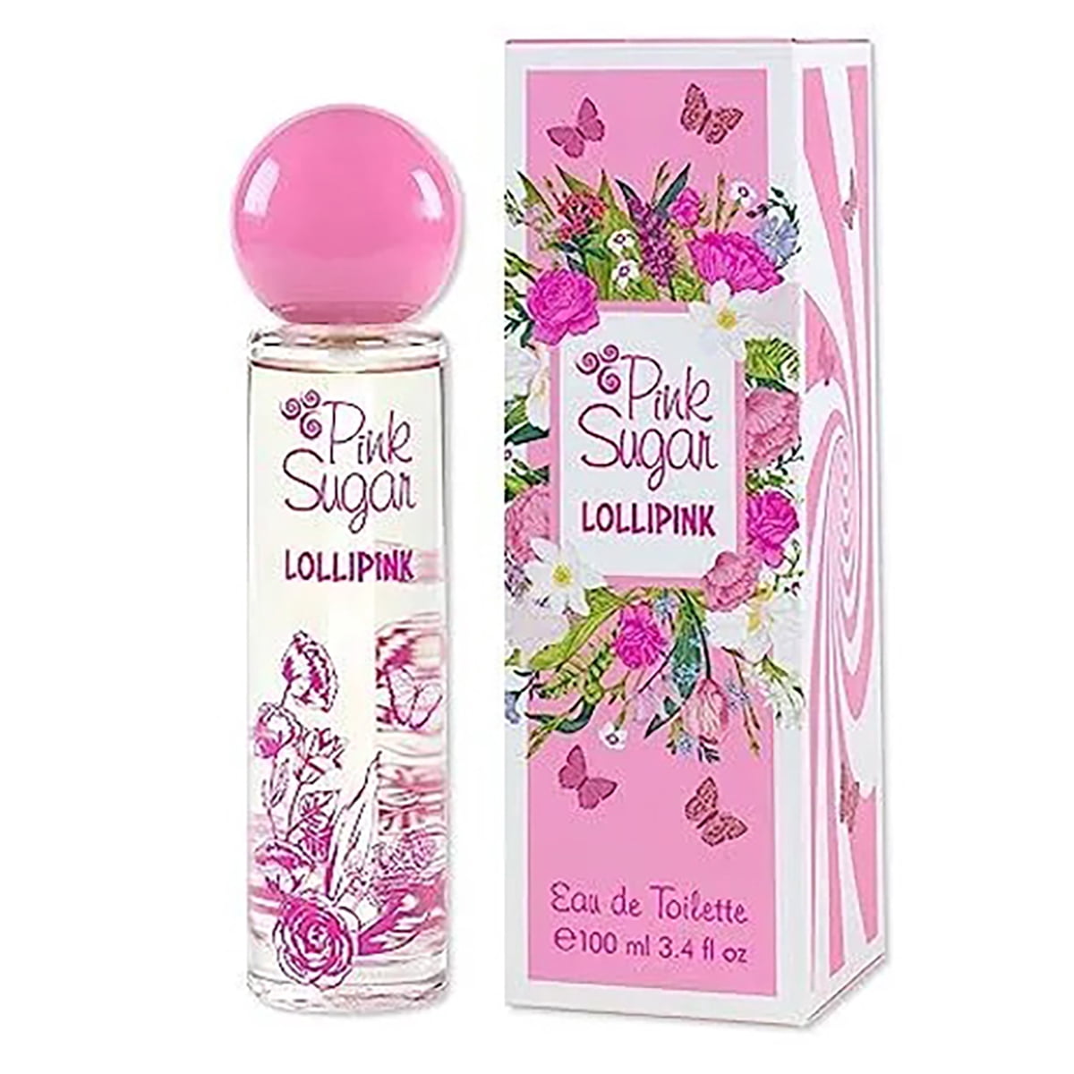 Aquolina Pink Sugar Candy Magic Women 3.4oz EDT Spray, 1.7oz Glossy Sh – Perfume Lion
