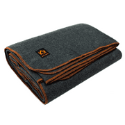 Arcturus Heavy Duty Military Wool Blanket for Camping, Hiking, 4.5 lbs (64" x 88") - Military Gray