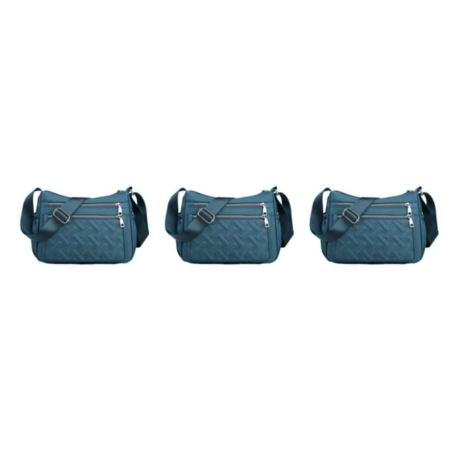 maskred Premium Messenger Bag Large Capacity For Multipurpose Polyester Crossbody Bag Gift Premiun Multiple Occations blue 3Set
