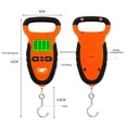thumbnail image 3 of SPEARFISHING WORLD Waterproof Compact Hanging Fishing Scale for Fish Weighing Luggage and more with Digital Backlit LCD Display 110lb/50kg, 3 of 7