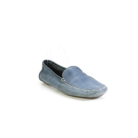 

Pre-owned|Bel Y Cia Mens Leather Loafer Moccasins Blue Size EU 41.5