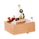 thumbnail image 2 of Adorno de caja de música navideña, caja musical de cuerda con melodía, temática navideña árbol de navidad blanco, 2 of 9