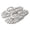 Grey, variant on Foldable Portable Block Sole Thong Flip Flops, Non Hollow Quick Dry EVA Travel Beach Sandals for Indoor Shower Outdoor Casual Couple Summer Footwear Pink 38-39