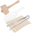thumbnail image 2 of 1 Set Ice Bag Wooden Ice Mallet Ice Scoop Clip Bar Pub Tools Kitchen Accessories, 2 of 9