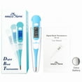 thumbnail image 4 of Easy@Home Digital Basal Thermometer with LCD Display and Memory Button Battery, 1 Count, 4 of 12