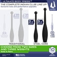thumbnail image 2 of Indian Clubs - Steel Core 3lb Pairs, 2 of 6