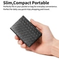 thumbnail image 6 of LOUEBICA Slim Credit Card Holder RFID Blocking Credit Card Stainless Steel Metal Wallet Business Card Cases with 6 Slots Men for Women, 6 of 7