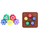 thumbnail image 1 of Juego Tradicional Gonggi Jack Stone Pebbles Set Gifts para Fanáticos (5 Dados), 1 of 8