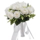 thumbnail image 1 of Ramo de novia Exquisito ramo de lanzamiento Centro de mesa Flor de seda Flores artificiales Blanco, 1 of 9