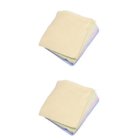 Streak Free Cleaning Cloth Reusable Lens Microfiber Eyeglass Cleaner Wipes for Glasses Screen 100pcs 200