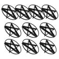 thumbnail image 4 of KAKOWELY 10pcs Ventilated Pot Riser Potted Plant Stand Planter Riser Round Pot Riser Flowerpot Bottom Pad Planter Pot Riser Pad Round Plants Pot Riser Mat,4.53X"X4.53"X0.51", 4 of 5