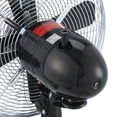 thumbnail image 5 of (2 pack) Better Homes & Gardens New 12 inch Retro 3-Speed Metal Tilted-Head Oscillation Table Fan Black, 5 of 9