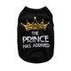 thumbnail image 3 of Camiseta de verano para mascotas, ropa para cachorros, chaleco con estampado de letras de princesa coronada para gatos, camiseta de algodón, disfraces de pug y chihuahua para perros pequeños, 3 of 5