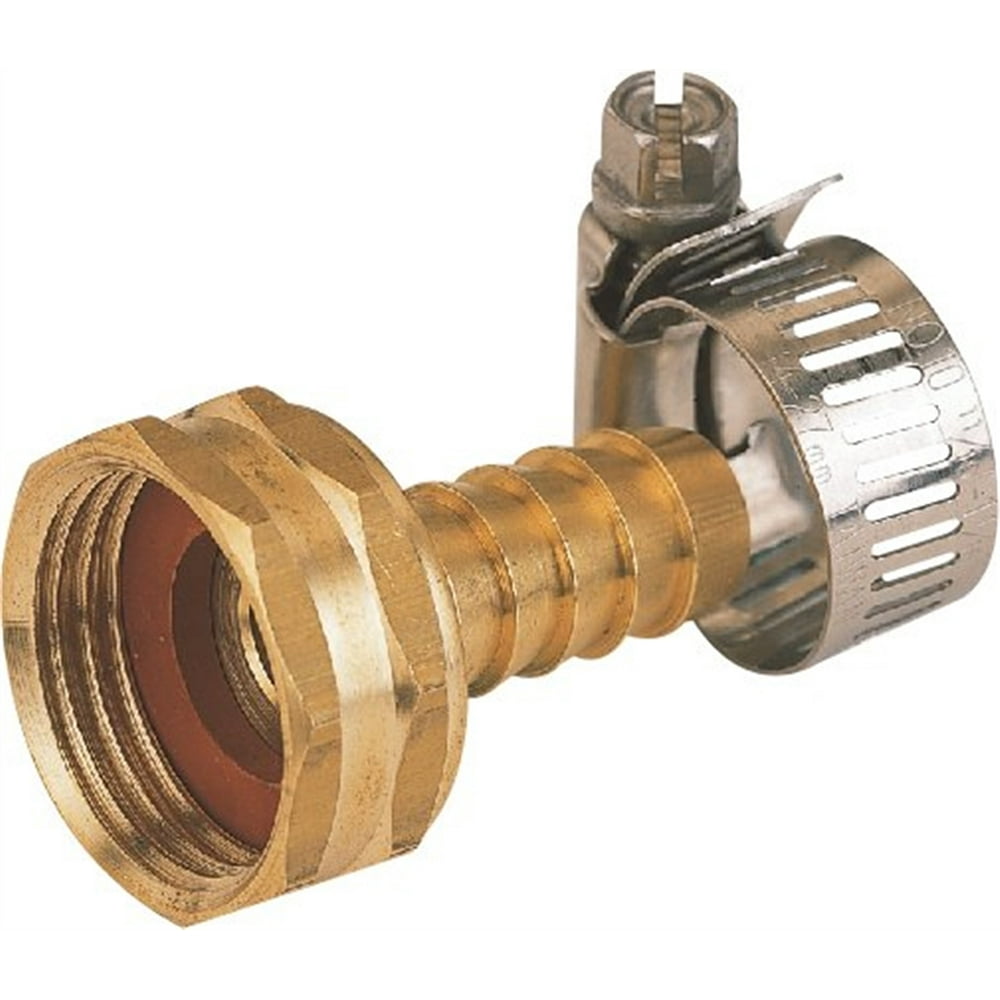 7307069,GARDEN HOSE COUPLINGS,SOLID BRASS WITH C