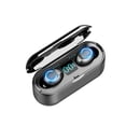 thumbnail image 2 of Matsuzay Auriculares intrauditivos Auriculares deportivos inalámbricos compatibles con Bluetooth Auriculares de llamada de música estéreo con Cables de audio/vídeo Negro, 2 of 6