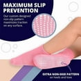thumbnail image 6 of 6 Pairs/Lot Fashion Children Socks Grip Crew Socks with Non Slip/Anti Skid Soles for Baby Infants Toddlers Kids Boys Girls 0-7y White M(1-3 Years Old), 6 of 6