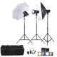 thumbnail image 1 of Kit Profesional de Iluminación Fotográfica MT-300AM con 3 Luces de Estudio de 300W, Incluye Softboxes, Paraguas y Disparador AC616 para Capturas Perfectas., 1 of 6