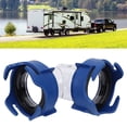 thumbnail image 1 of 90 90 Degree RV Tote Tank Adapter Clear Sewer Hose Elbow Leakproof Connection for Camping Vehicle Trailers, 1 of 7