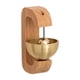 thumbnail image 2 of Campana de puerta con campanilla de viento, adorno magnético para negocios, de madera y latón, para comerciantes. Haya D, 2 of 9