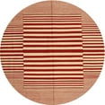 thumbnail image 1 of Ahgly Company Machine Washable Indoor Round Contemporary Fire Engine Red Area Rugs, 3' Round, 1 of 7