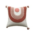 thumbnail image 1 of Ohufall Housse de Coussin Décorative à Pompons Moderne Rectangulaire pour Salon Canapé, 1 of 6