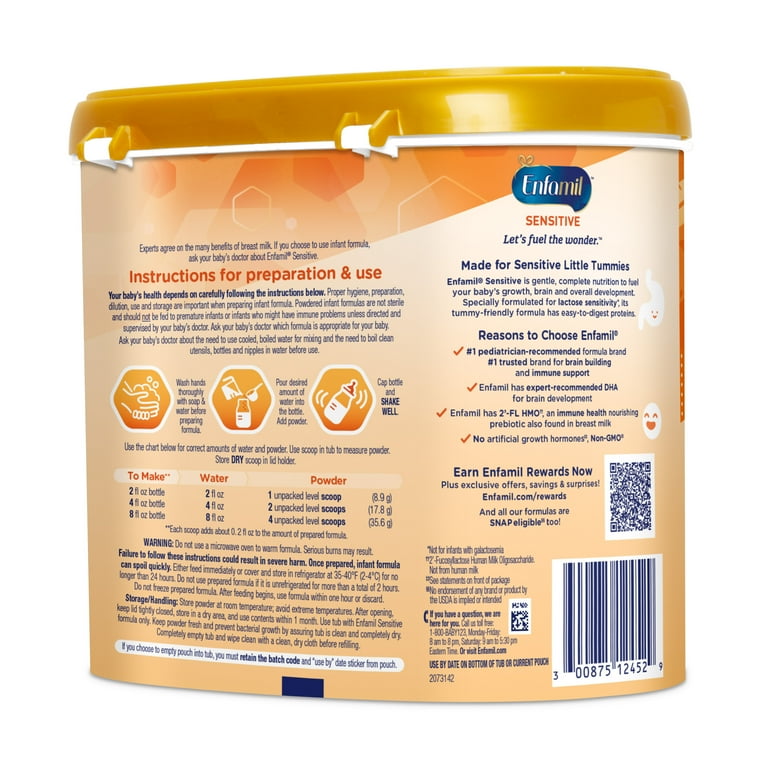 Free Shipping! Enfamil NeuroPro Sensitive Infant Formula, DHA