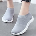 thumbnail image 4 of Fesfesfes All-Season Sneakers Young Ladies Shoes Loose Fashion Anti-Slip Sole Casual Mesh Breathable Women's Sports Shoes US:8.5(41), 4 of 5
