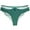 Green, variant on High Waisted Underwear for Women Women's High Slit Satin Lace Underwear Breathable and Lightweight Bow Knot Hollow Low Waist Pants Silk Panties White L