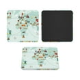 thumbnail image 2 of Xecao World Travel Map for Fridge Magnets - Fun Decorative Refrigerator Magnets, Cute and Soft for Stylish Kitchen Accents, 2 of 5