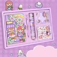 thumbnail image 1 of Set de regalo de papelería Kawaii de lujo: ¡perfecto para amigos, estudiantes y entusiastas de las manualidades!, 1 of 8