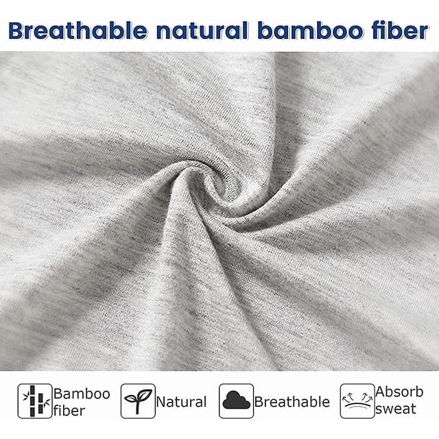 Manta portátil para bebé con cremallera bidireccional 95% fibra de bambú suave y agradable al tacto LingWen 8390611045814
