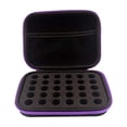 thumbnail image 1 of DHXYZZB myonly Estuche de transporte para aceites esenciales con capacidad para 30 rejillas para botellas con rodillo de 1 a 3 ml, bolsa organizadora de almacenamiento, carcasa dura para el hogar, via, 1 of 5