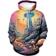 thumbnail image 3 of Sudadera con capucha con estampado de hongos y plantas en 3D para hombres y niños, ropa de calle de moda, sudaderas con capucha, suéteres de invierno unisex, ropa Harajuku, tops, 3 of 5