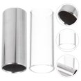 thumbnail image 1 of GAXIRE 2 Pcs Electric Guitar Slide in Glass for Accentuates Middle Harmonics Silver, 1 of 7